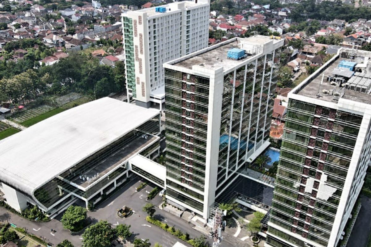 Properti milik PT Saraswanti Indoland Development Tbk yang akan melantai di bursa untuk meraup modal guna pengembangan proyek. 