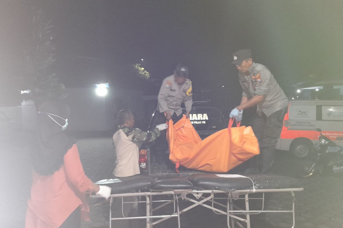 Warga Jember tewas setelah tertabrak kereta api pada Senin (3/2/2025)