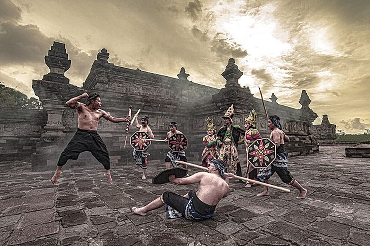 Ilustrasi Pemberontakan di Majapahit