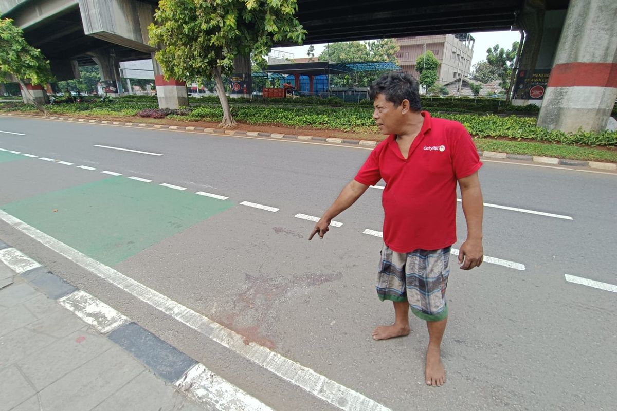 Seorang warga bernams Simbolon (50) yang menjadi saksi tawuran di Kelurahan Pisangan Timur, Kecamatan Jatinegara, Jakarta Timur, Selasa (10/1/2023), ketika ditemui Kompas.com di lokasi TKP, Jumat (13/1/2023).