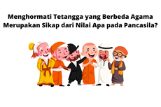 Menghormati Tetangga yang Berbeda Agama Merupakan Sikap dari Nilai Apa pada Pancasila?