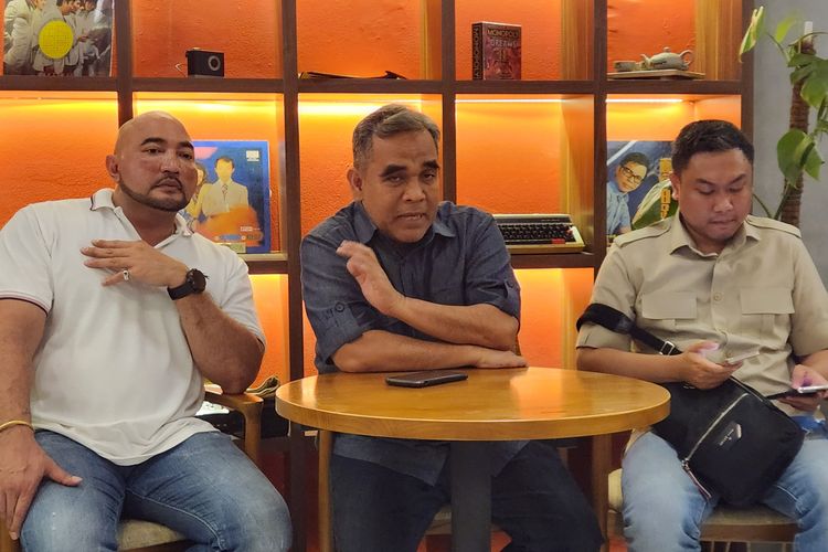 Sekjen Partai Gerindra Ahmad Muzani saat ditemui di Kemang, Jakarta Selatan, Jumat (12/1/2024). 