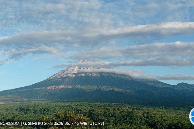 Visual Gunung Semeru, Jumat (26/5/2023)