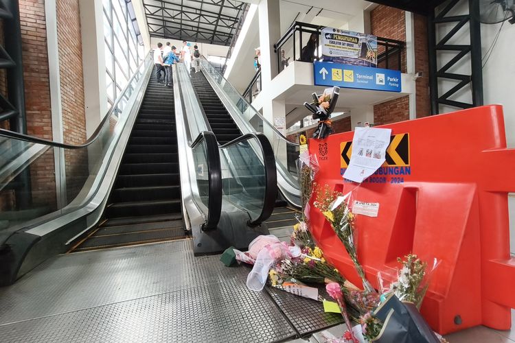 Begini Kondisi Kerusakan Eskalator Skybride Stasiun Bojonggede, Teknisi: Kalau Dipaksa Bisa Melorot