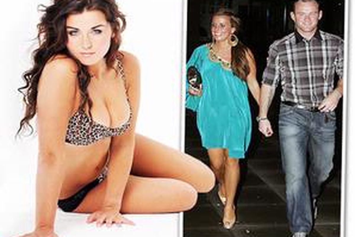 Jenny Thompson (kiri), Wayne rooney dan istrinya, Coleen McLoughlin.