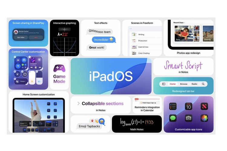 Apple mengumumkan iPadOS 18 di WWDC 2024. iPadOS 18 akan tersedia di-download pada musim gugur mendatang, sekitar bulan September.