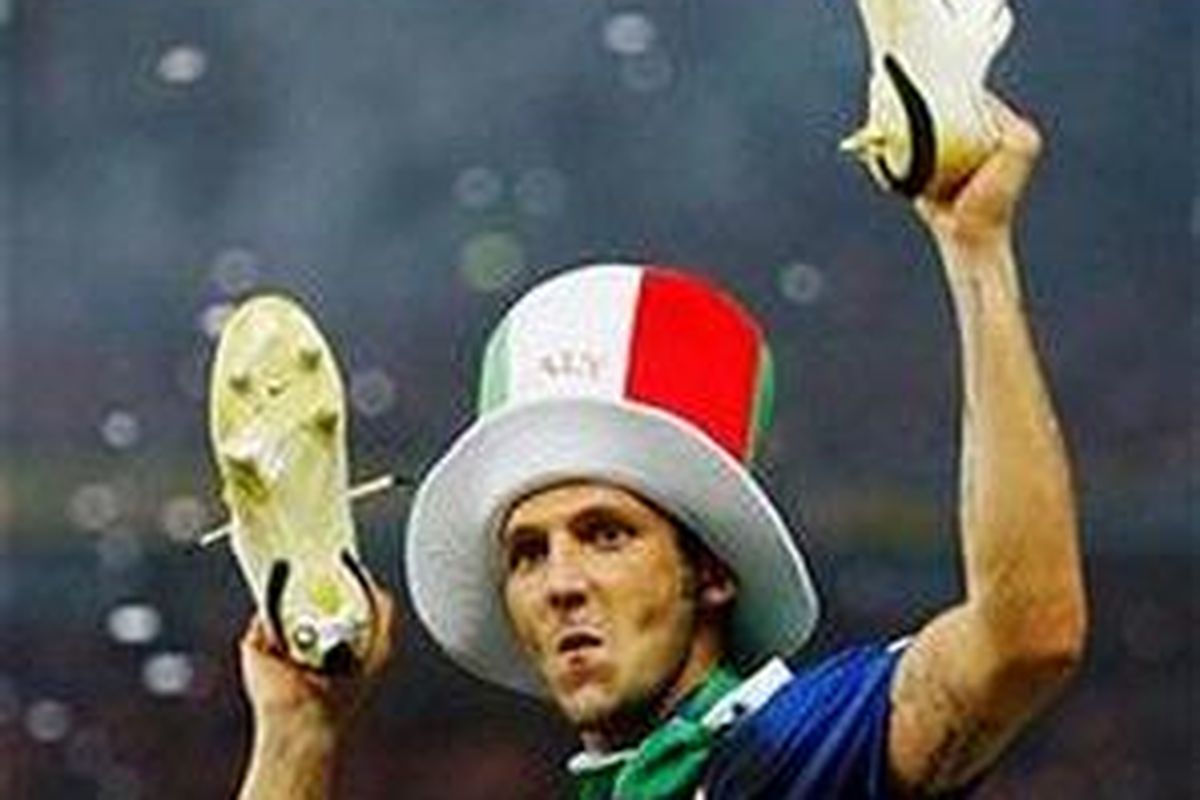 Defender Inter Milan, Marco Materazzi.