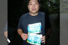 Ikut Lomba Lari, Pria Ini Bawa Nomor Dada Milik Sahabatnya yang Meninggal karena Sakit