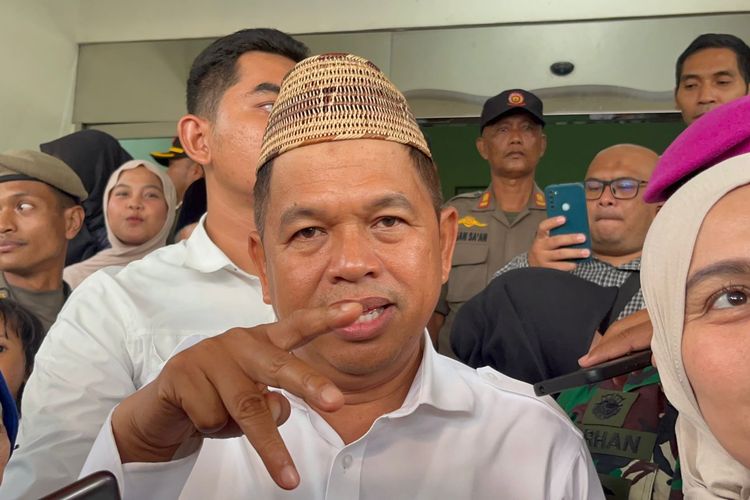 Gubernur Jawa Barat Dedi Mulyadi di Balai Kota Depok, Selasa (21/10/2025).