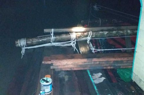 Polisi Sita 400 Batang Kayu Meranti Diduga Hasil Illegal Logging di Sungai Landak