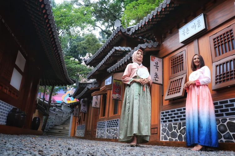 Kampung Korea di Kota Tasikmalaya dibikin sangat mirip dengan Bucheon Village, Korea Selatan.