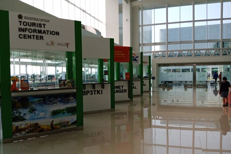 Terminal baru Bandara Ahmad Yani, Semarang, Kamis (19/7/2018).