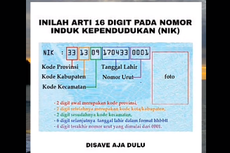 Arti 16 Digit NIK pada KTP, Mengapa Tanggal Lahir Perempuan Tertulis Berbeda?