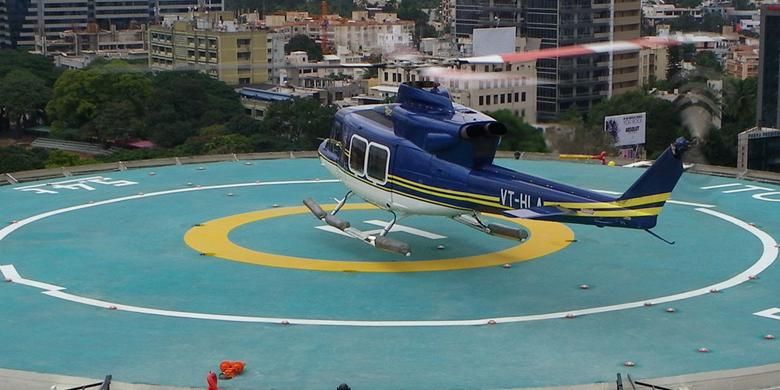 Ilustrasi helipad.