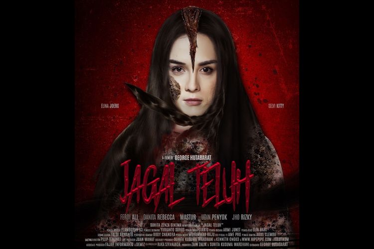 Poster film horor Jaga Teluh yang rilis di bioskop 27 Februari 2025.