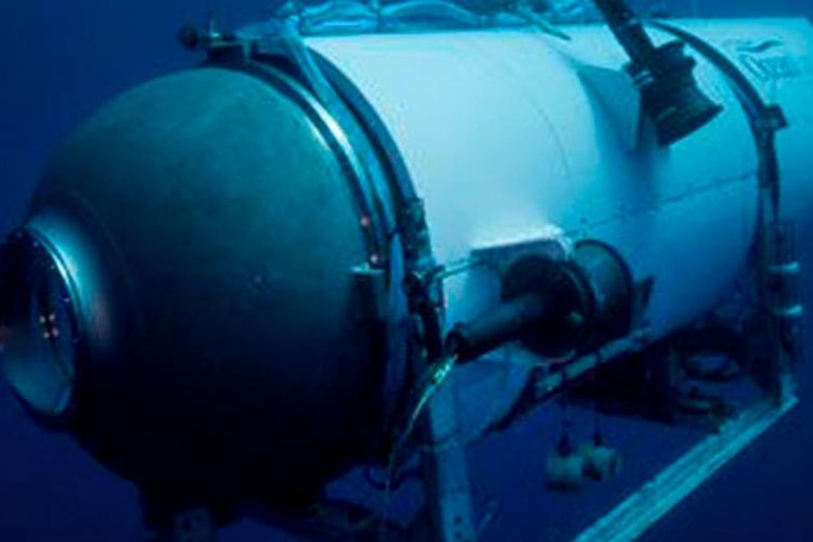 Foto kapal selam Titan milik OceanGate.