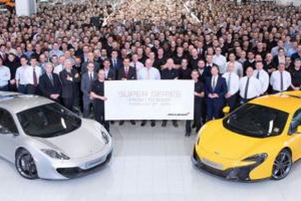 Unit ke 5.000 McLaren Super Series yang diproduksi