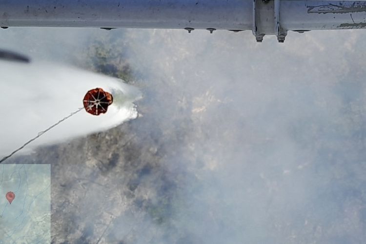 Kebakaran Gunung Buthak Malang Meluas, Helikopter Water Bombing Dikerahkan