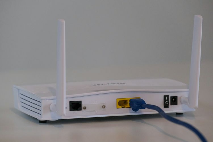 Ilustrasi router WiFi.