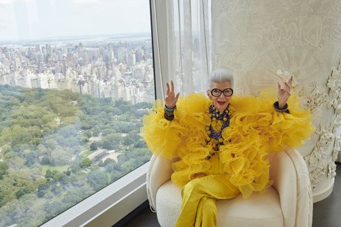 Rahasia Panjang Umur Ikon Fashion Iris Apfel yang Mencapai Usia 102 Tahun