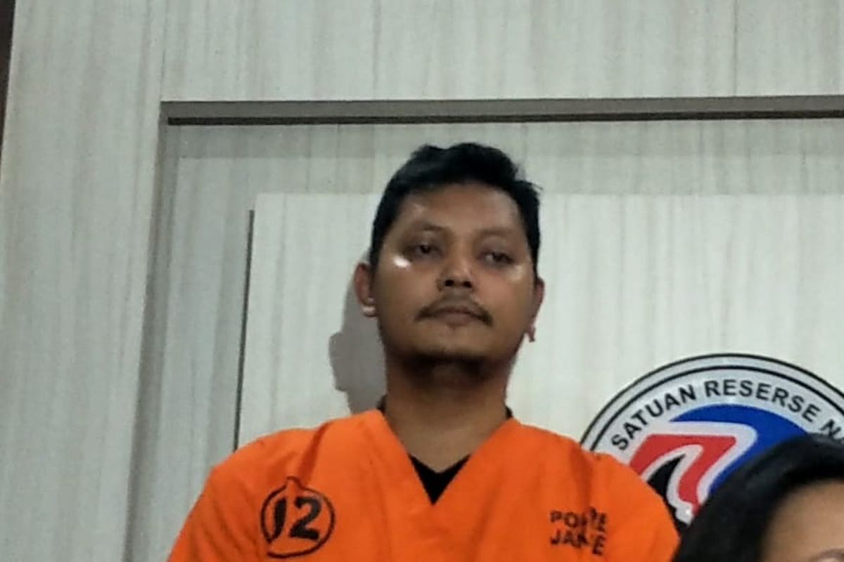 Sutradara Robby Ertanto di Polres Jakarta Selatan, Rabu (25/7/2019).