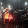 Mobil Boks Tabrak Trailer di Tol JORR, Satu Orang Tewas
