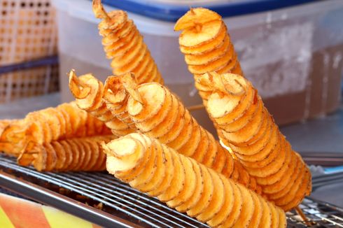 Cara Membuat Potato Spiral di Rumah, Camilan Gurih Bikin Nagih