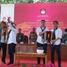 Canda Paslon Mario-Richard Usai Terima Nomor Urut Pilkada Manggarai Barat