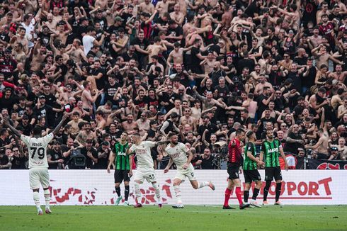 Hasil Sassuolo Vs AC Milan, Rossoneri Juara Liga Italia!