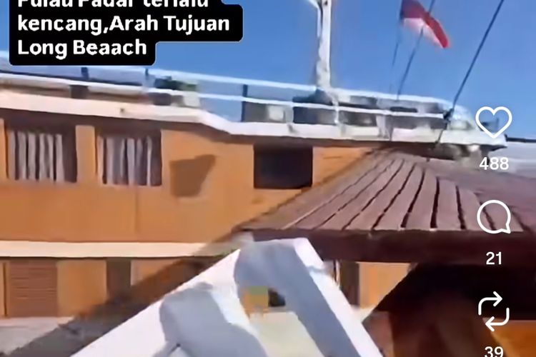 Dua Kapal Wisata Bertabrakan di Selat Padar, Diduga akibat Arus Kencang