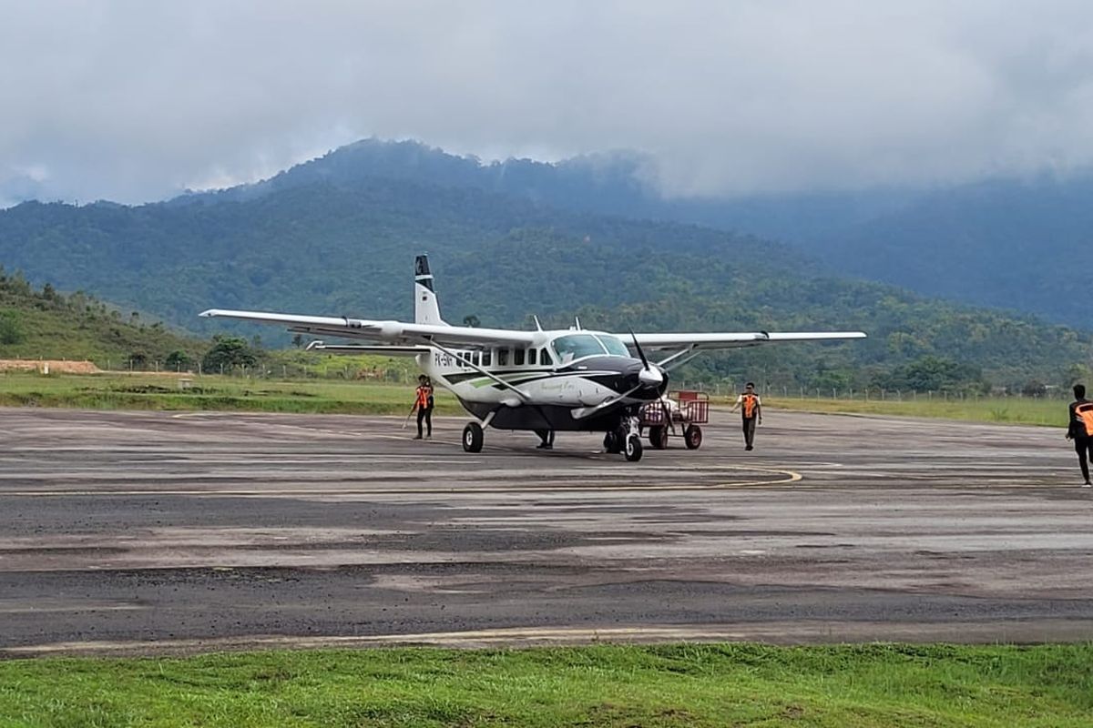 Ilistrasi : Salah satu pesawat pilatus yang melayani penerbangan Tarakan - Krayan 