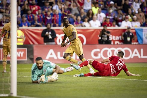 New York Red Bulls Vs Barcelona: Dembele Terbaik di Pos Messi, Suarez Inspirasi Lewandowski