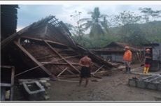 Hujan deras dan Angin Kencang, Belasan Rumah di Gunungkidul Rusak