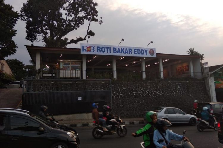 Salah satu gerai Roti Bakar Eddy. 