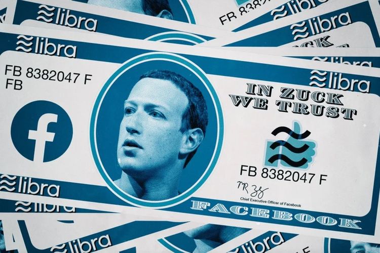 Ilustrasi uang Meta, perusahaan Mark Zuckerberg