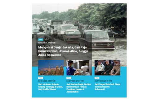 [POPULER TREN] Banjir Jakarta, Masa Lalu hingga Kini | Titik Lokasi Tes SKD CPNS