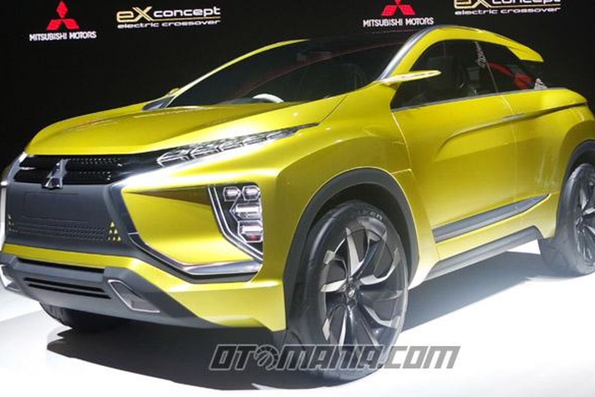 Mitsubishi eX Concept mejeng di Tokyo Motor Show 2015.