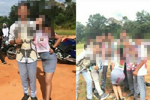 Siswa-siswi SMA di Riau yang Fotonya Viral Rayakan Kelulusan dengan Aksi Coret-coret Minta Maaf