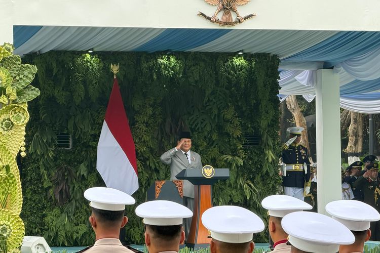Prabowo Pimpin Upacara Hari Kesaktian Pancasila di Lubang Buaya