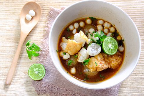 Resep Bakso Aci Kuah Kaldu, Bumbunya Cuma 3