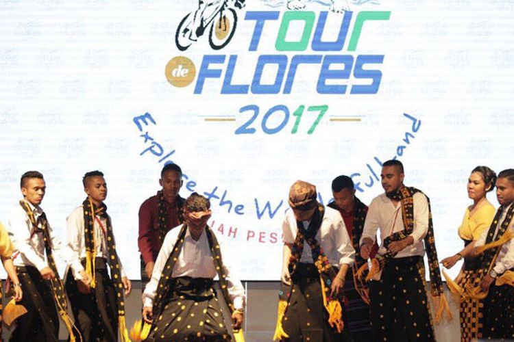 Menteri Pariwisata Arief Yahya melaunching Tour de Flores 2017 di Balairung Soesilo Sudarman, Kemenpar, Rabu (5/7/2017).