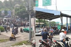 Protes Sterilisasi Zona Pelabuhan, Ratusan Pengurus Penyeberangan Truk Blokade Akses Masuk Dermaga