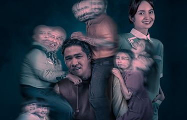 Rumah produksi Falcon Pictures merilis poster dan teaser trailer film Hello Ghost, Rabu (12/4/2023).