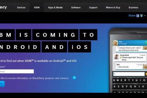 Seperti iPhone, iPad Juga Bisa BBM-an?