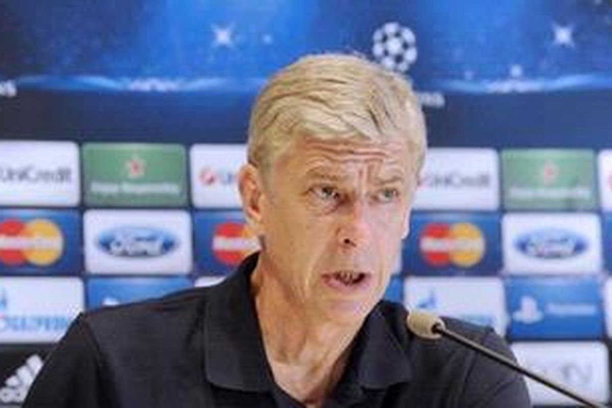 Pelatih Arsenal, Arsene Wenger.