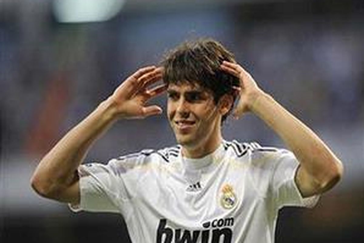 Gelandang Real Madrid, Ricardo Kaka.