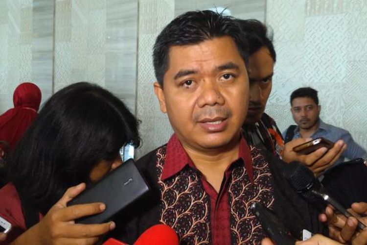 Ketua KPU Juri Ardianto di Hotel Bidakara, Jakarta, Selasa (31/1/2017)