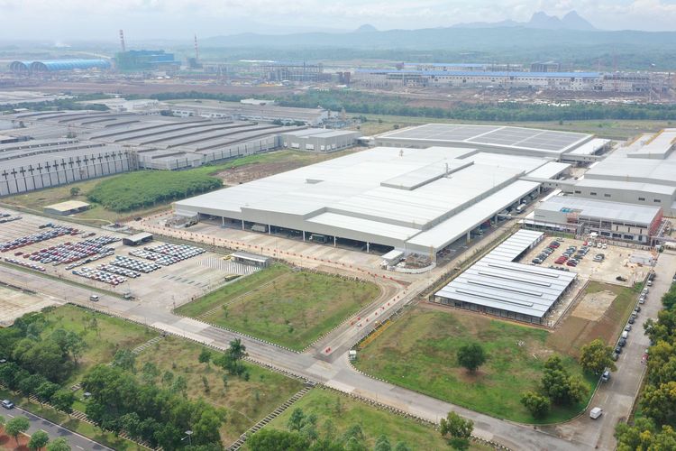 Peresmian Karawang Assembly Plant 2 di Kawasan Industri Surya Cipta, Karawang Timur, Jawa Barat, Kamis (27/2/2025).