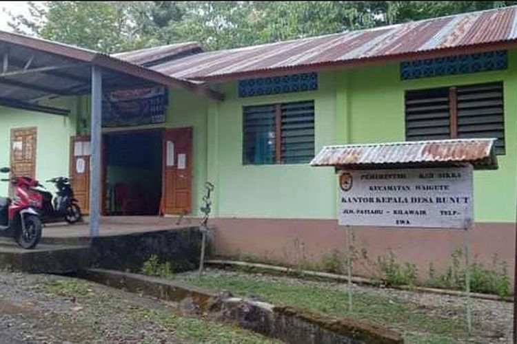 Kantor Desa Runut di Kabupaten Sikka, Nusa Tenggara Timur.