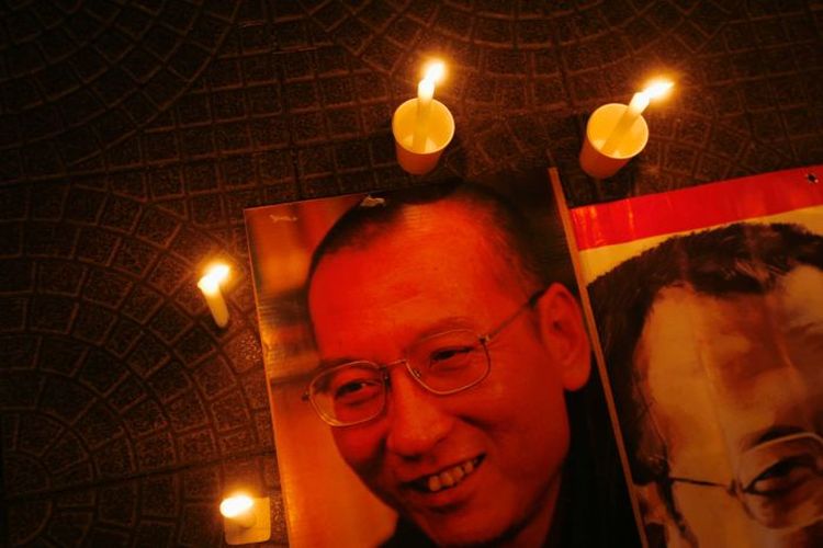 Liu Xiabo mendapat Nobel Perdamaian karena menyuarakan kebebasan berpendapat di China. (Reuters: Bobby Yip, file photo)